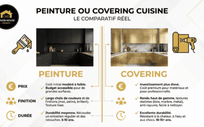 Peinture ou Covering Cuisine : Le Comparatif Réel (Prix, Finition, Durée)